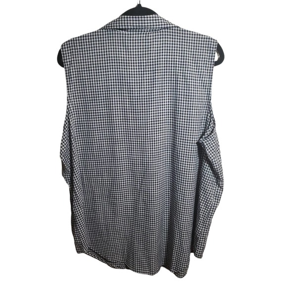 Liz Claiborne Liz Button Down Sleeveless Shirt Sz XXL - Picture 2 of 2